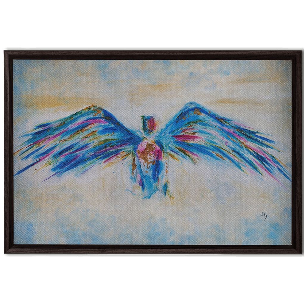 Standing on the Promises artwork detail - angel painting canvas print wall art