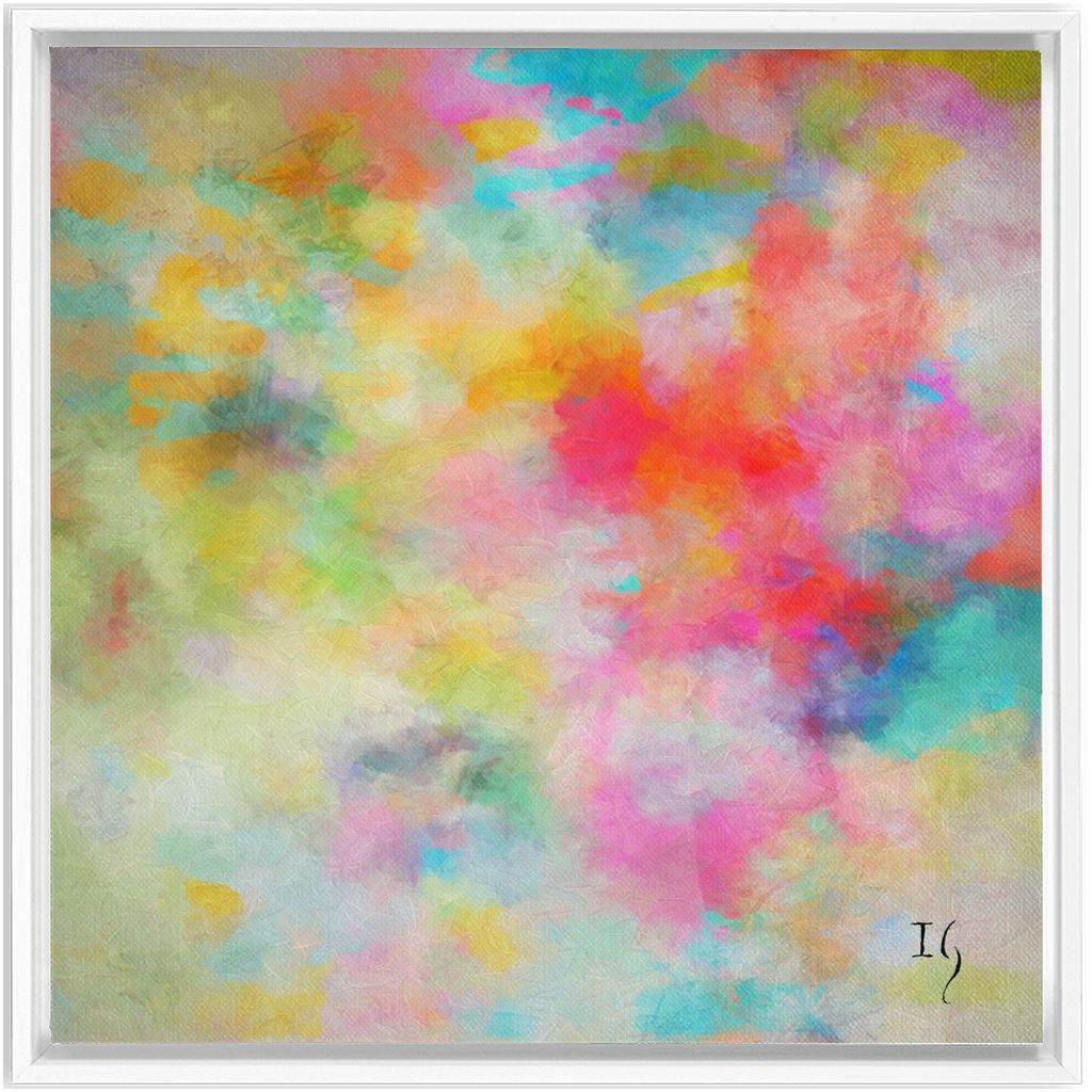 Jesus Loves Me artwork detail - abstract art canvas print wall art