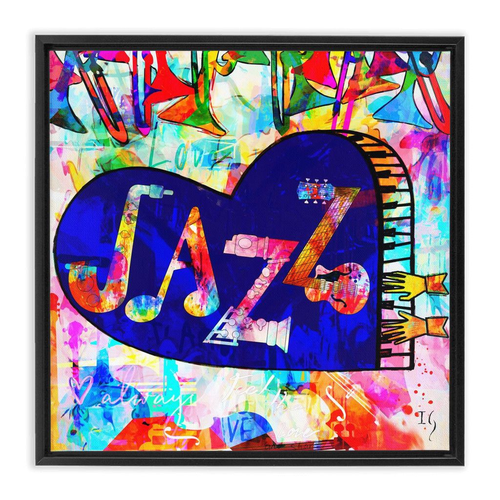 Sound of love artwork detail - interactive canvas print that comes alive with mobile app wall art