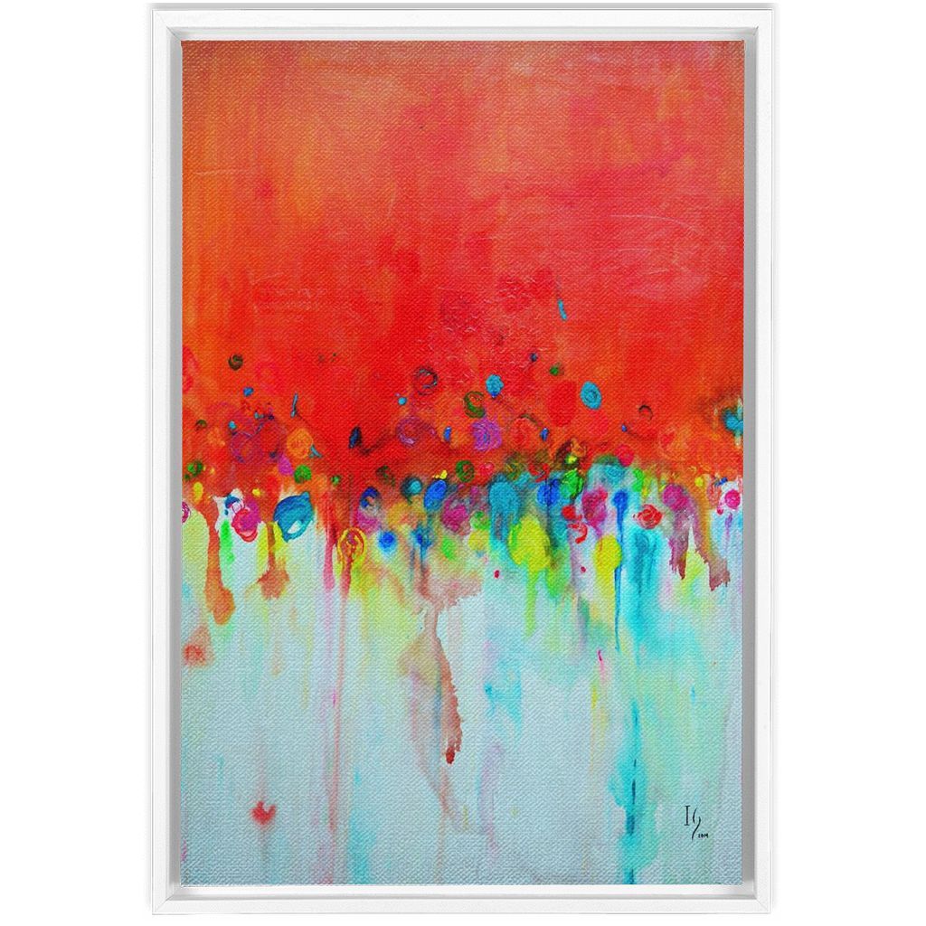 Where you go I will go artwork detail - abstract art canvas print wall art