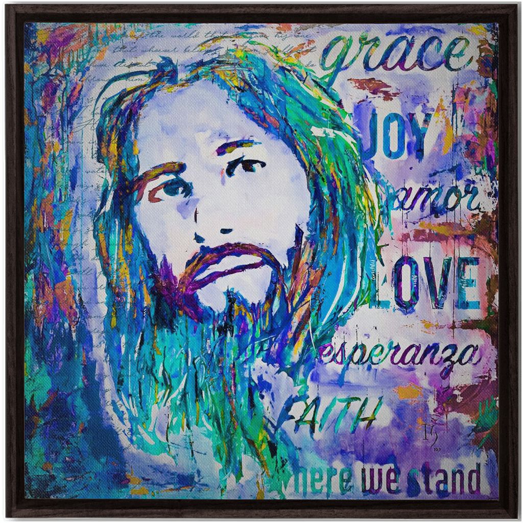 He is artwork detail - bible verse wall art canvas print wall art