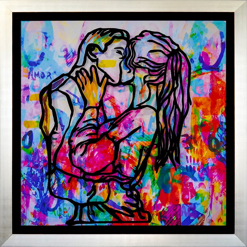 ALL I NEED IS IN YOU - LIMITED EDITION - original abstract painting by Ivan Guaderrama