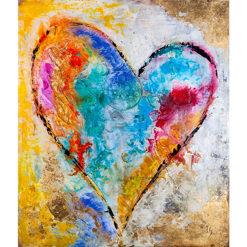 Blessed Heart - original painting by Ivan Guaderrama