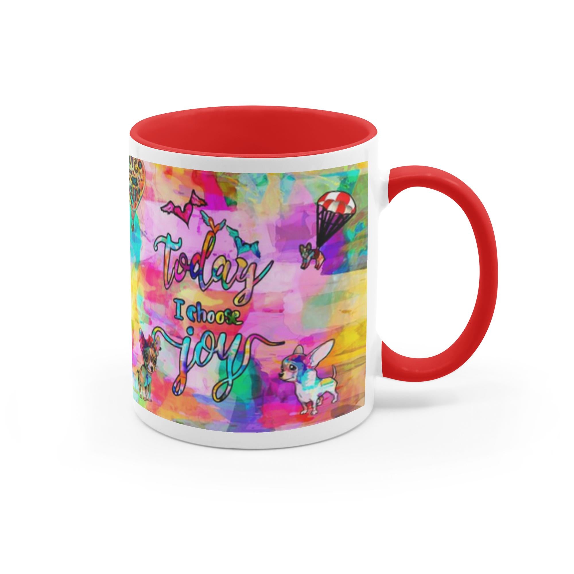 Today I Choose Joy Interactive Mug artwork detail - interactive christian gift with augmented reality wall art