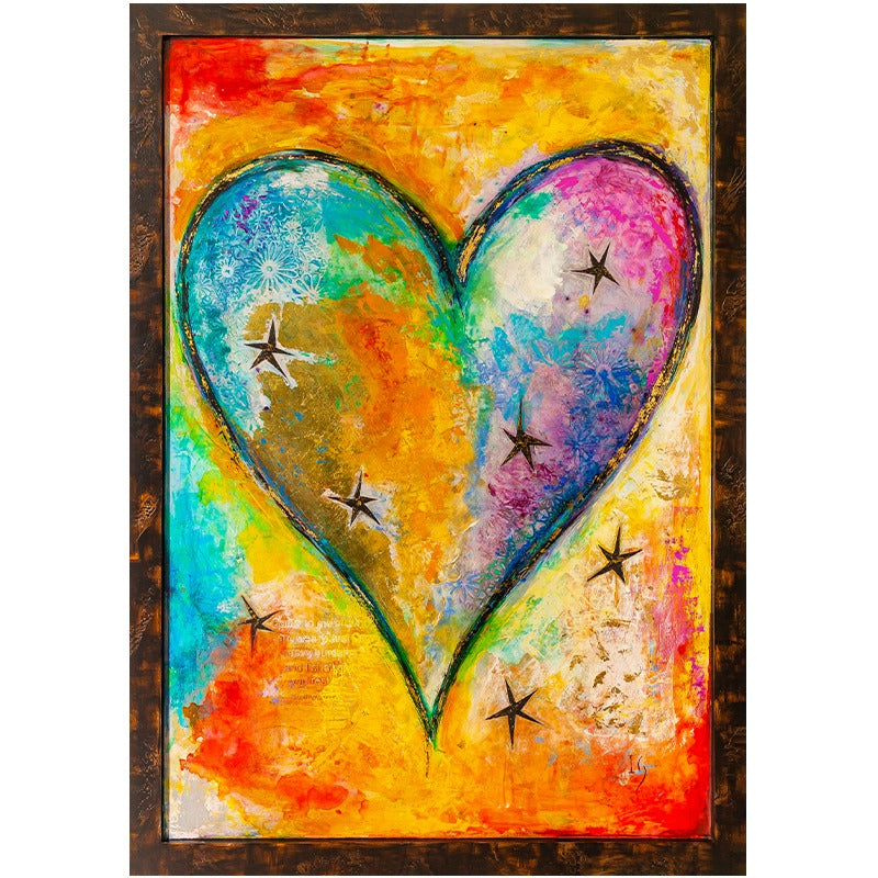 Constellation of Love - limited edition original painting by Ivan Guaderrama