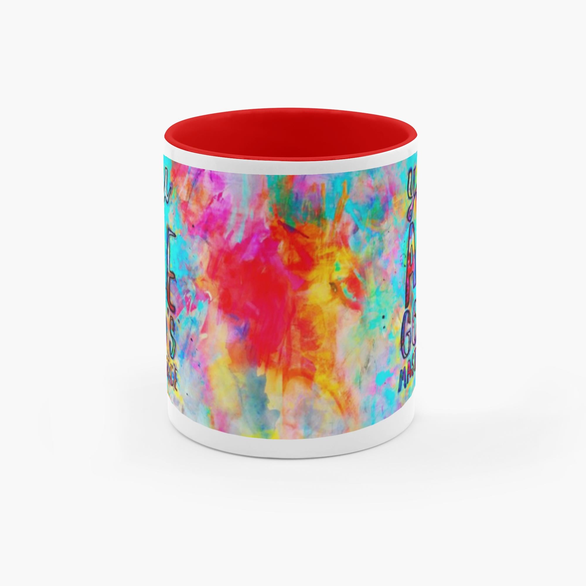 You are God's Masterpiece Interactive Mug artwork detail - interactive christian gift with augmented reality wall art