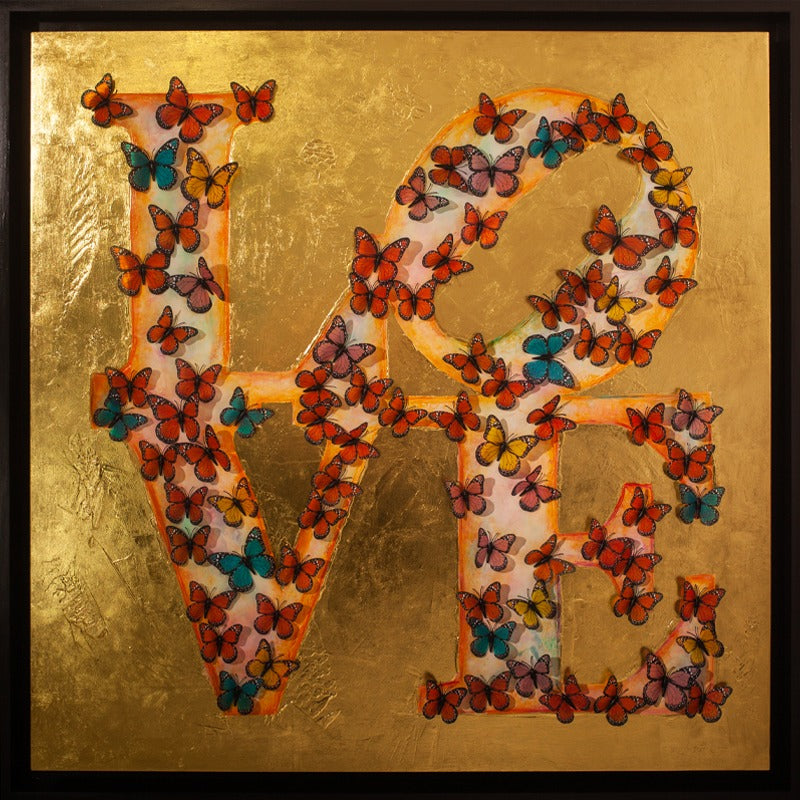Christian wall art painting 'Eternal Flutter' by Ivan Guaderrama