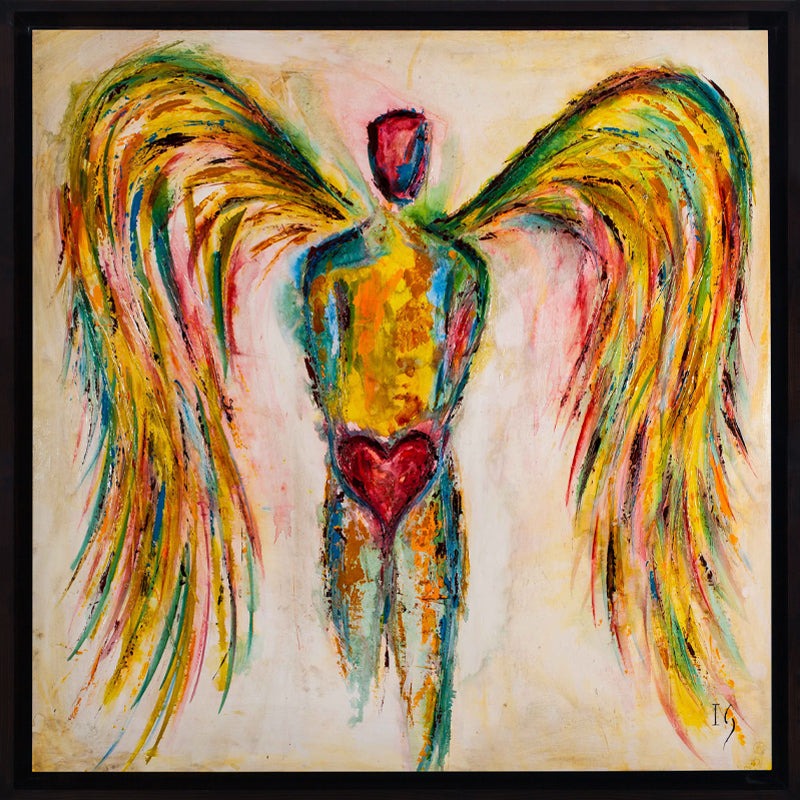 Guard your heart - original painting by Ivan Guaderrama