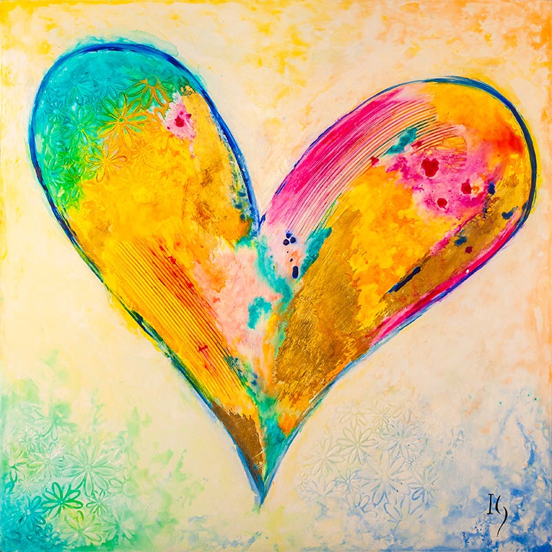Grace in Full Color - limited edition original painting by Ivan Guaderrama