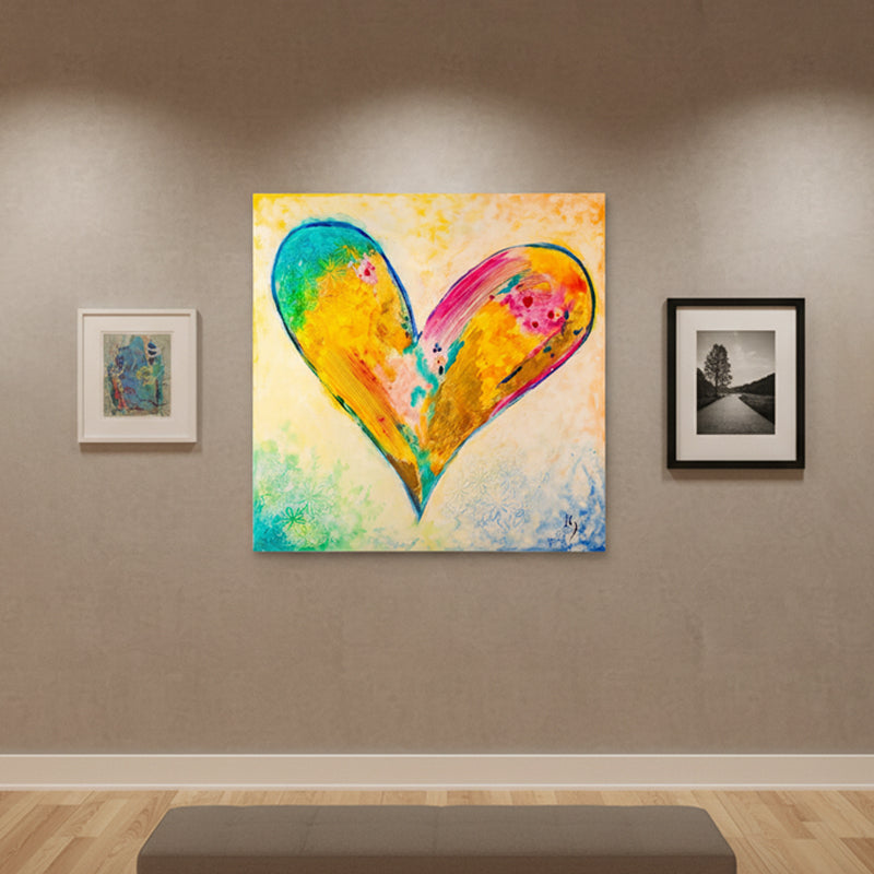 Grace in Full Color canvas print in room setting - limited edition art by Ivan Guaderrama
