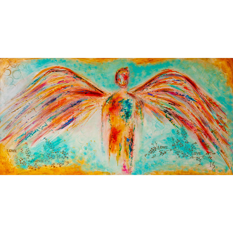 Guardian Of Love - original painting by Ivan Guaderrama
