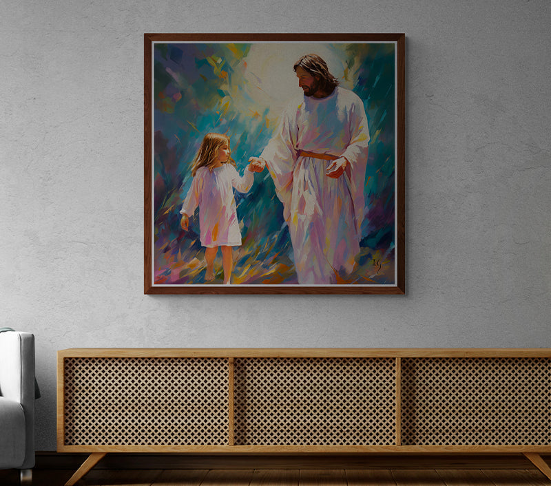 Guiding Light: A Serene Encounter