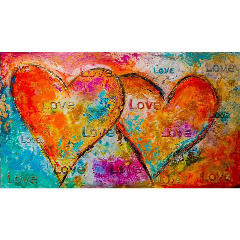 Heartfelt Symphony - original painting by Ivan Guaderrama
