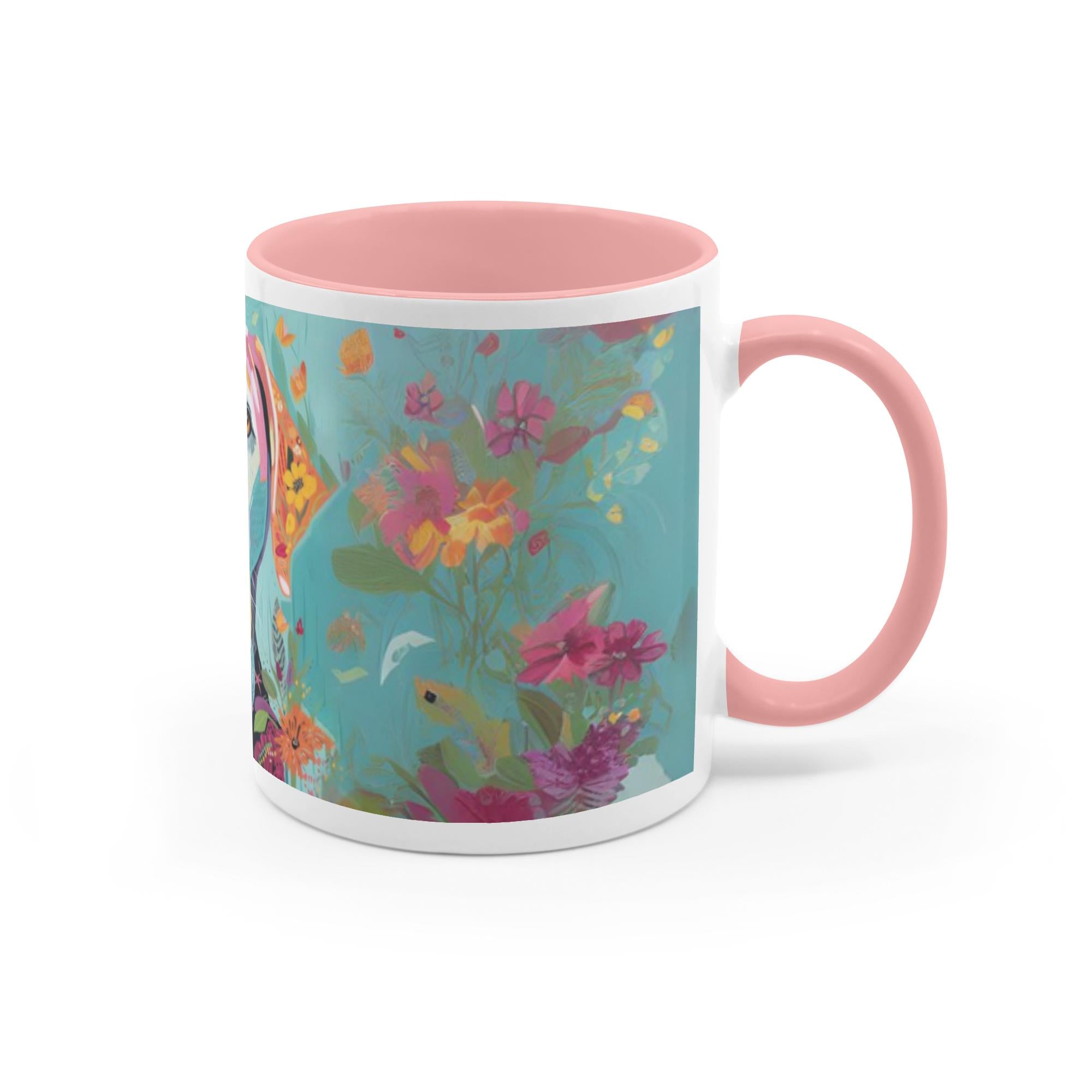 Garden of Companionship - Mugs artwork detail - interactive christian gift with augmented reality wall art