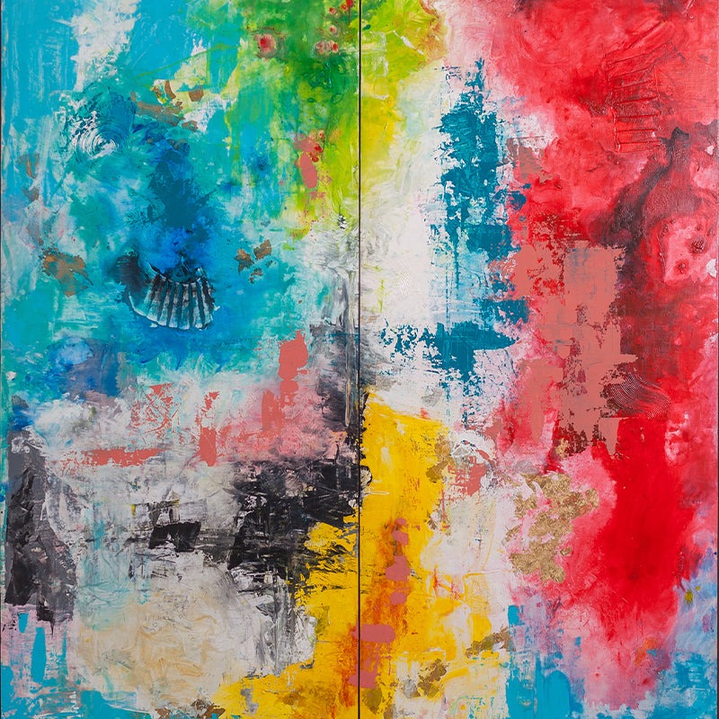 Realm - original abstract painting by Ivan Guaderrama