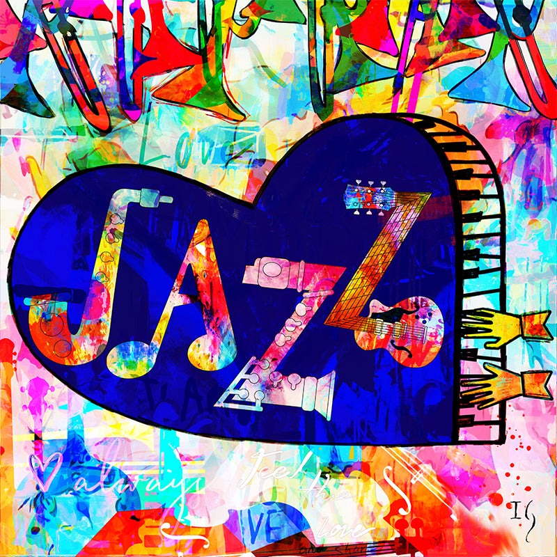 Sound of Love - Limited Edition - limited edition original painting by Ivan Guaderrama