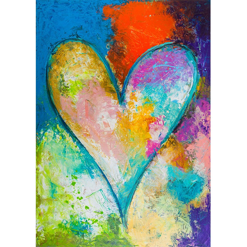 Strong Heart - original painting by Ivan Guaderrama