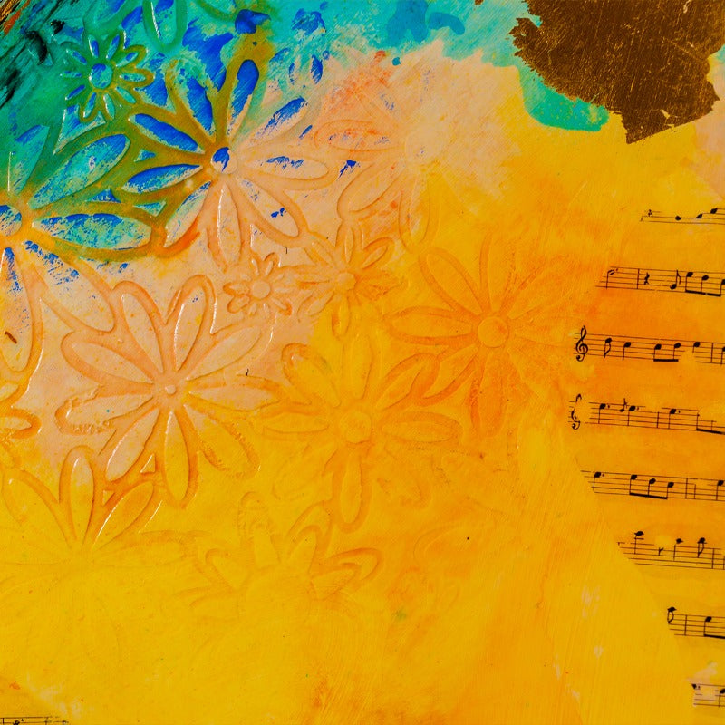 Christian wall art painting 'Universal Love' by Ivan Guaderrama, image 4