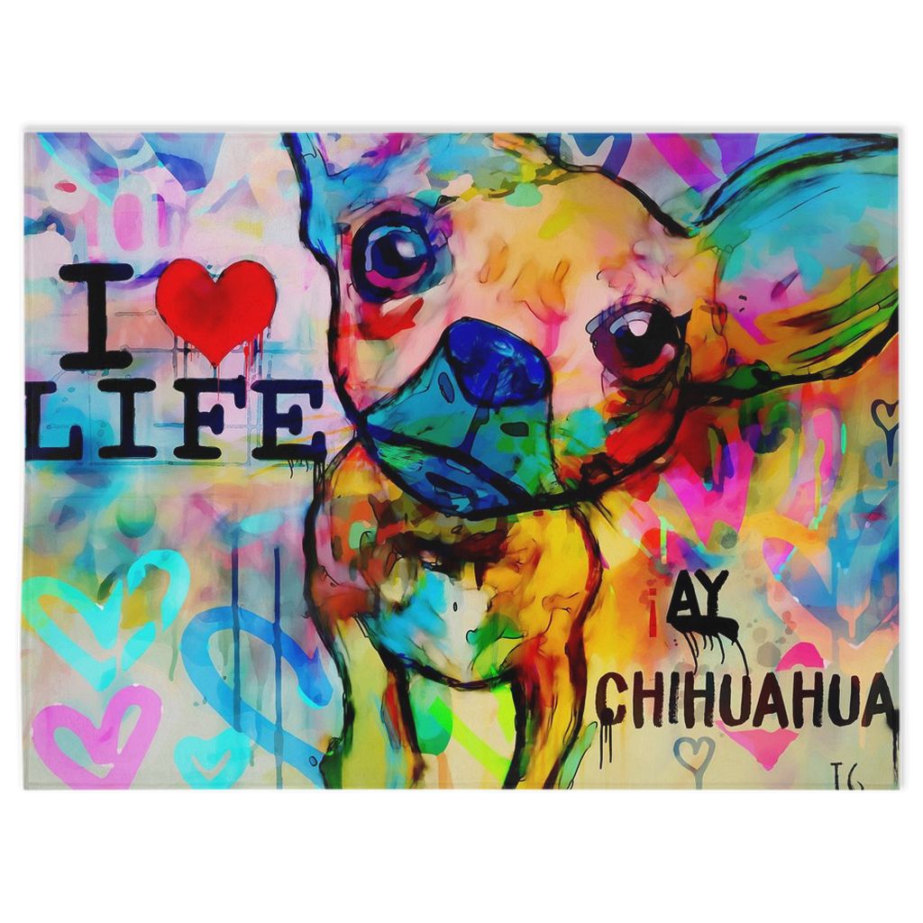 Ay Chihuahua Minky Blankets - christian inspirational minky blanket by Ivan Guaderrama