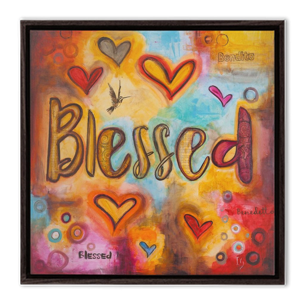 Blessed - interactive canvas print that comes alive with mobile app by Ivan Guaderrama