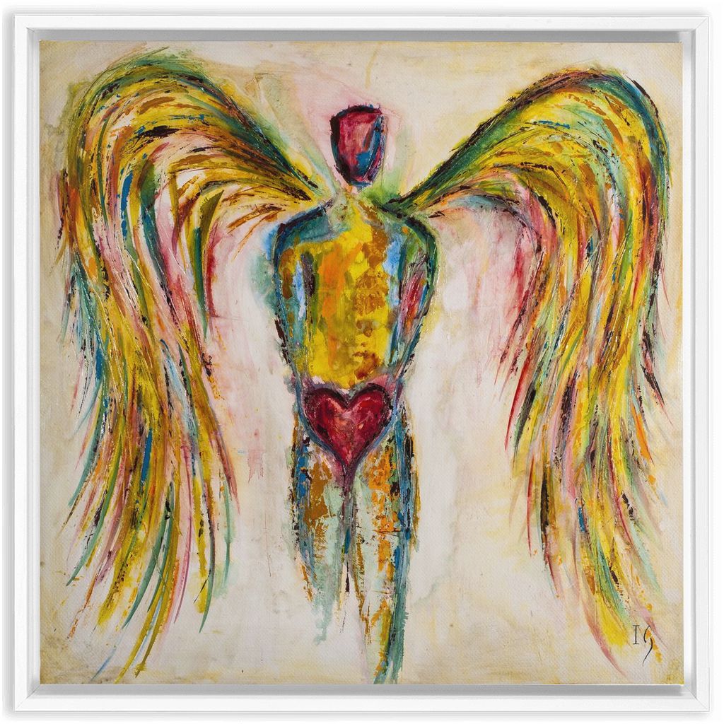 Guard Your Heart artwork detail - interactive canvas print that comes alive with mobile app wall art