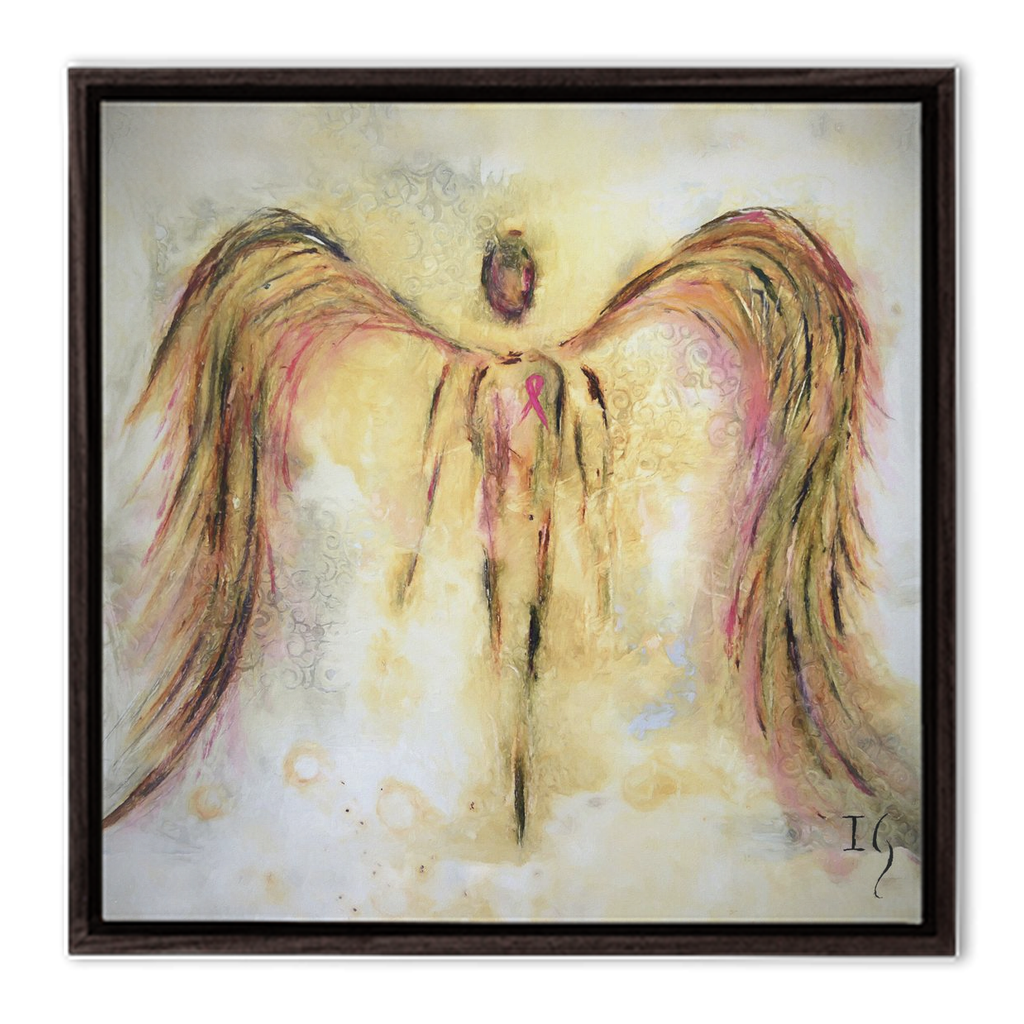 Cancer Survivor - interactive canvas print that comes alive with mobile app by Ivan Guaderrama