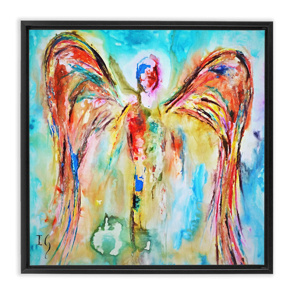 Azel artwork detail - interactive canvas print that comes alive with mobile app wall art