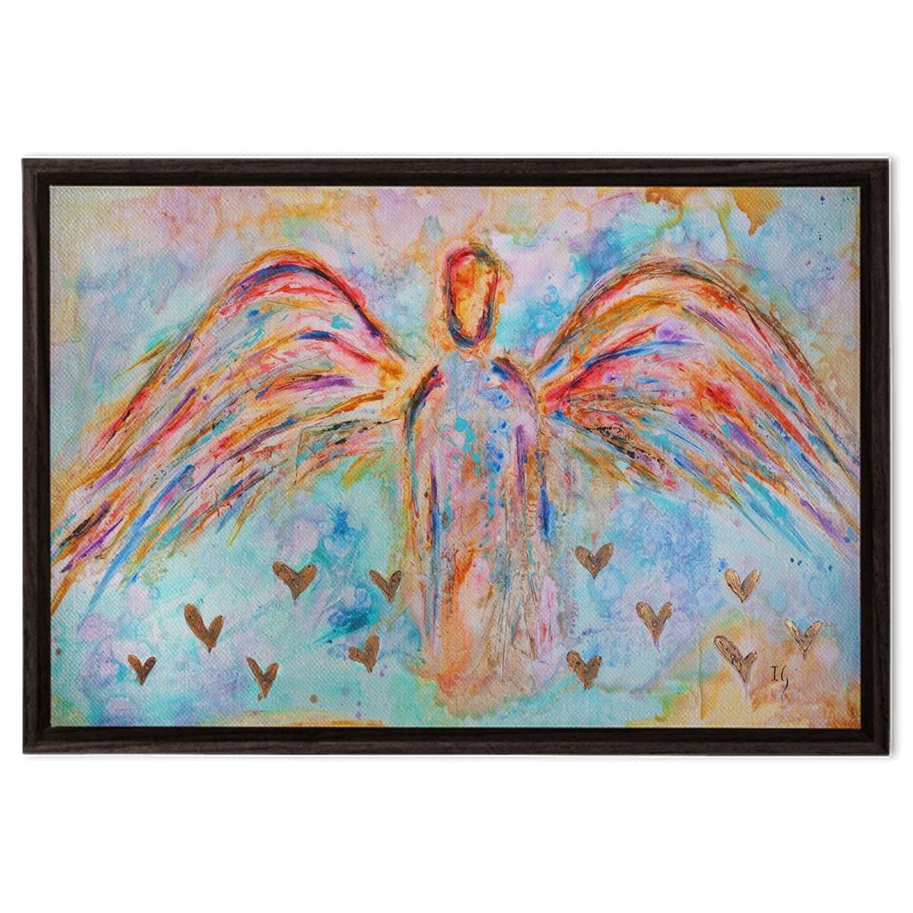 You Are my Special Angel artwork detail - angel painting canvas print wall art