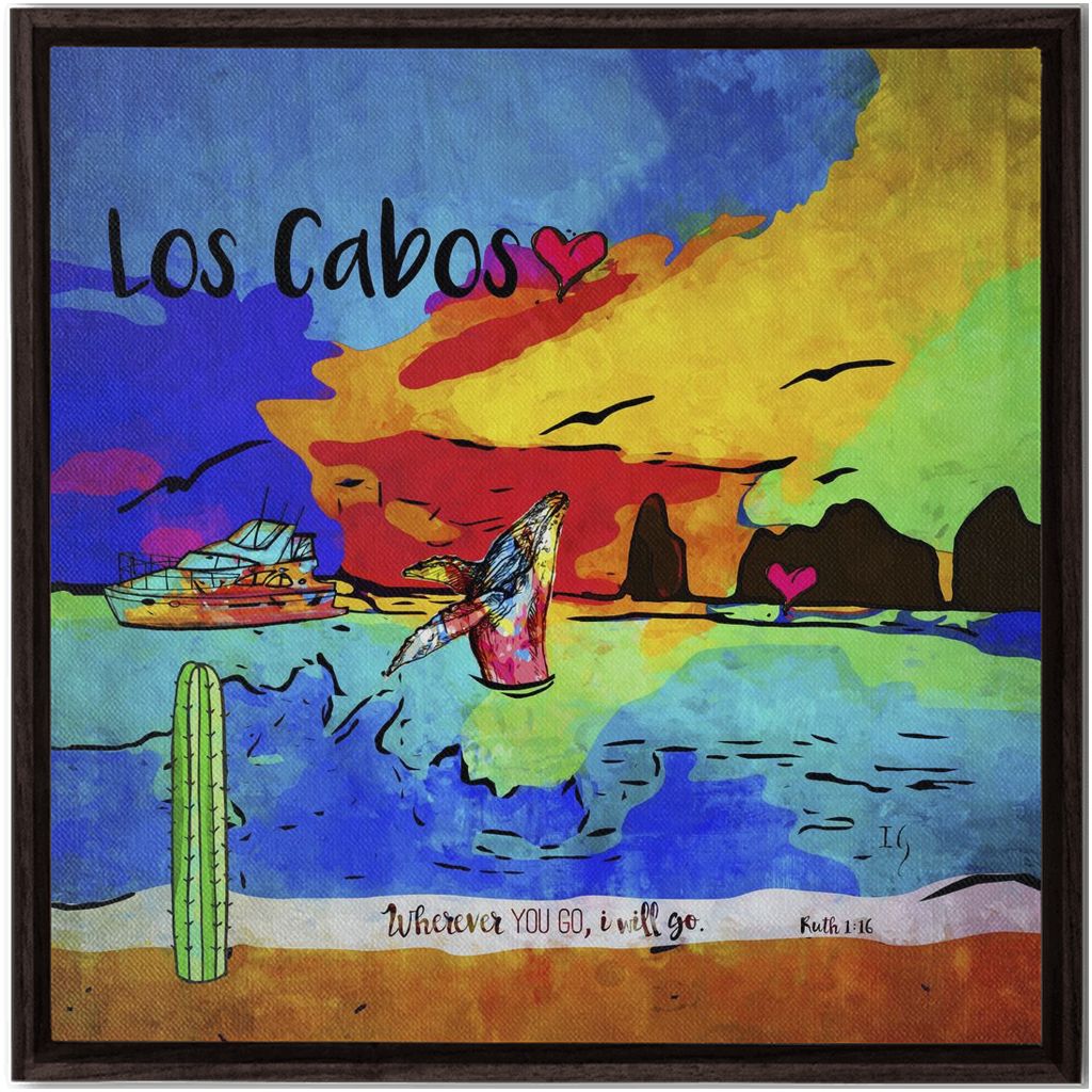 Los Cabos artwork detail - interactive canvas print that comes alive with mobile app wall art