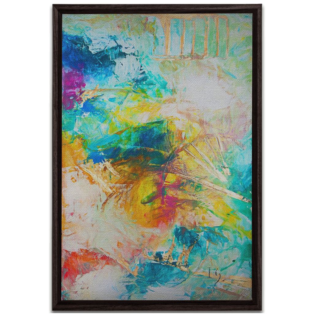 Heaven On Earth artwork detail - abstract art canvas print wall art