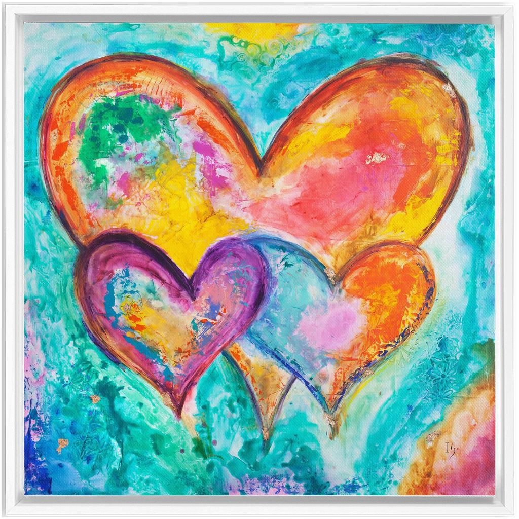 Let All That You Do Be Done In Love artwork detail - interactive canvas print that comes alive with mobile app wall art