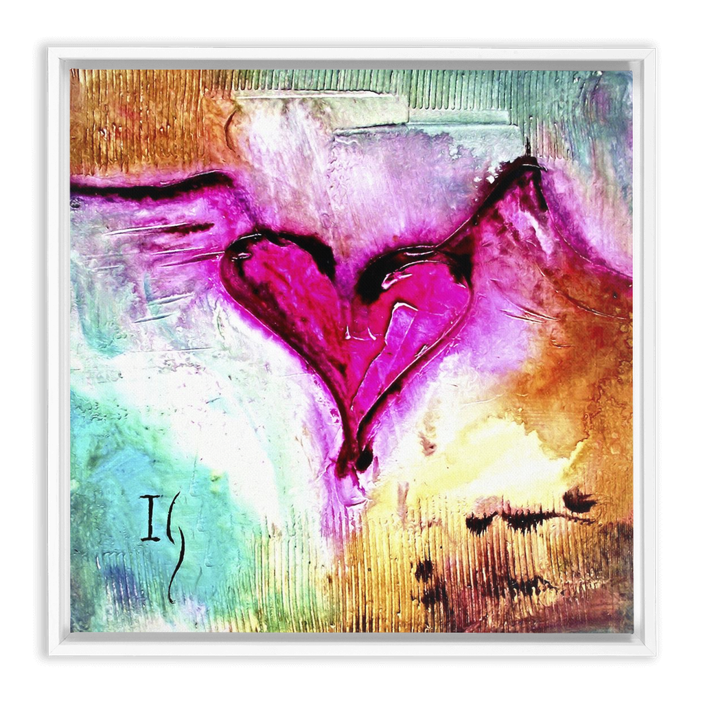 My Heart Belongs To You artwork detail - interactive canvas print that comes alive with mobile app wall art