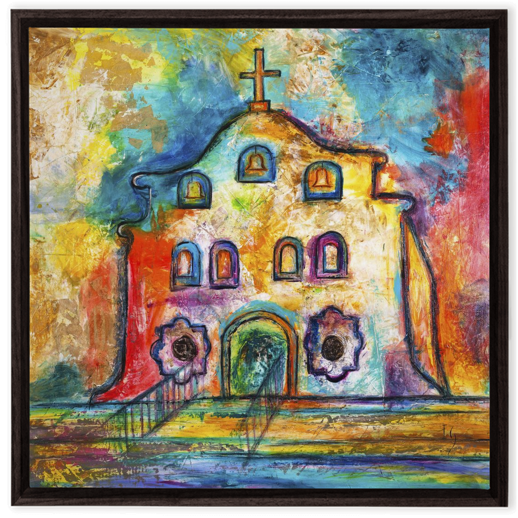 Sanctuary artwork detail - interactive canvas print that comes alive with mobile app wall art