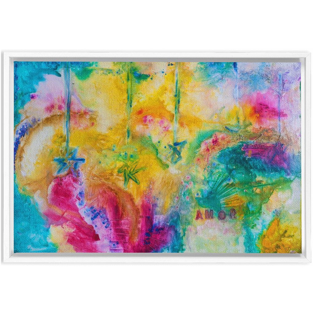 Here as in Heaven artwork detail - abstract art canvas print wall art