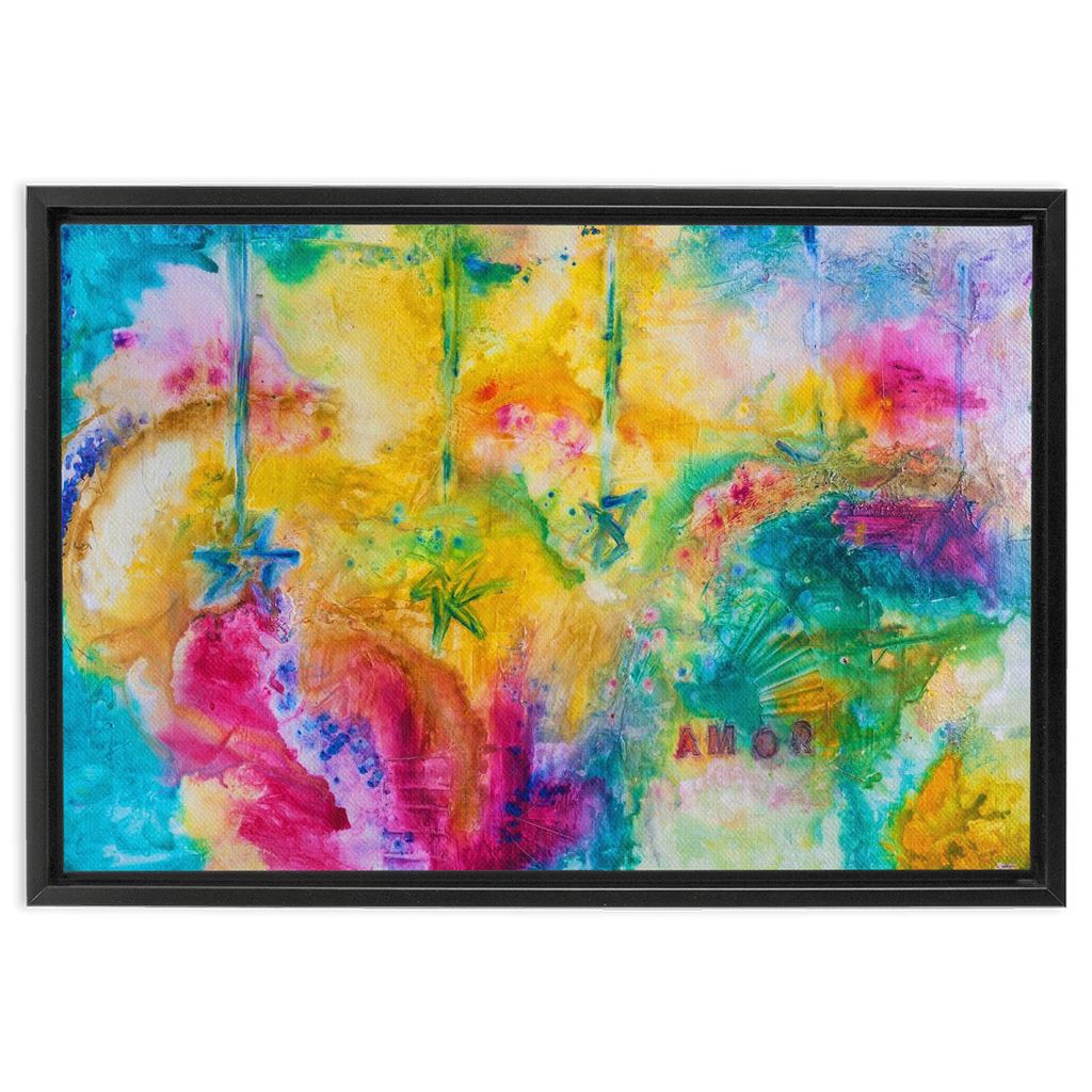 Here as in Heaven artwork detail - abstract art canvas print wall art
