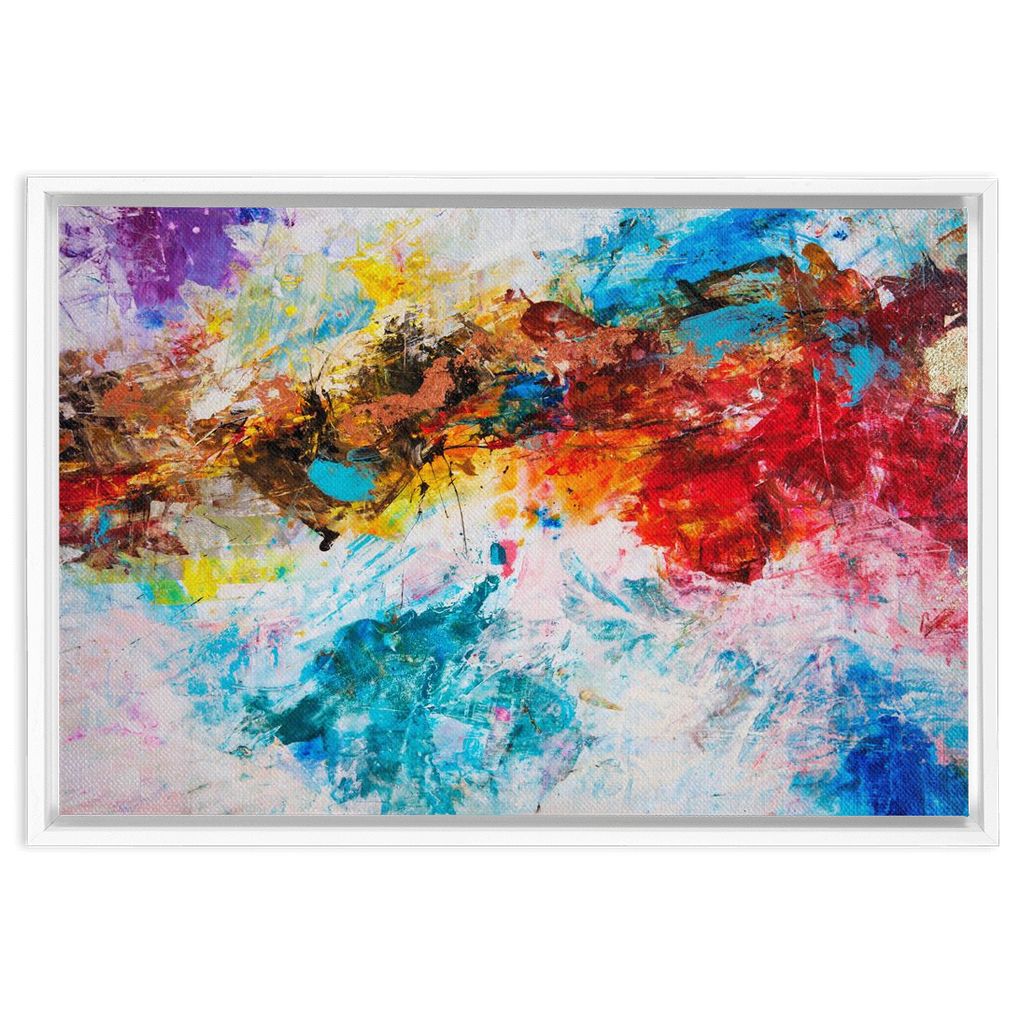 The Colors Of Heaven artwork detail - abstract art canvas print wall art