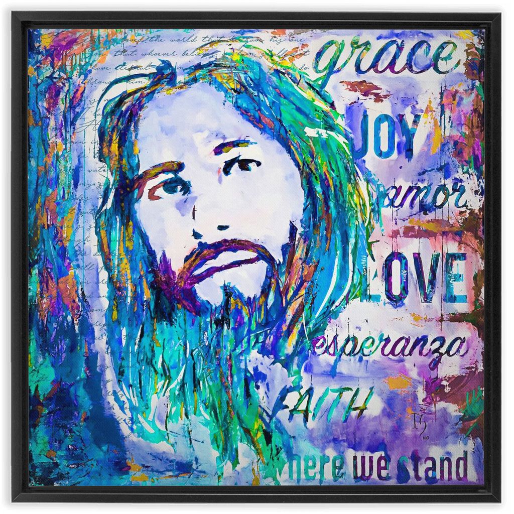 He is artwork detail - bible verse wall art canvas print wall art