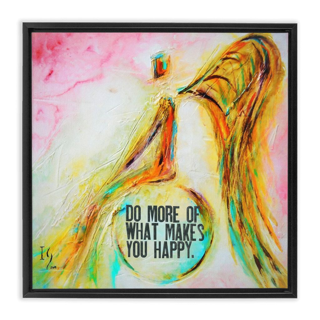 Freedom artwork detail - angel painting canvas print wall art