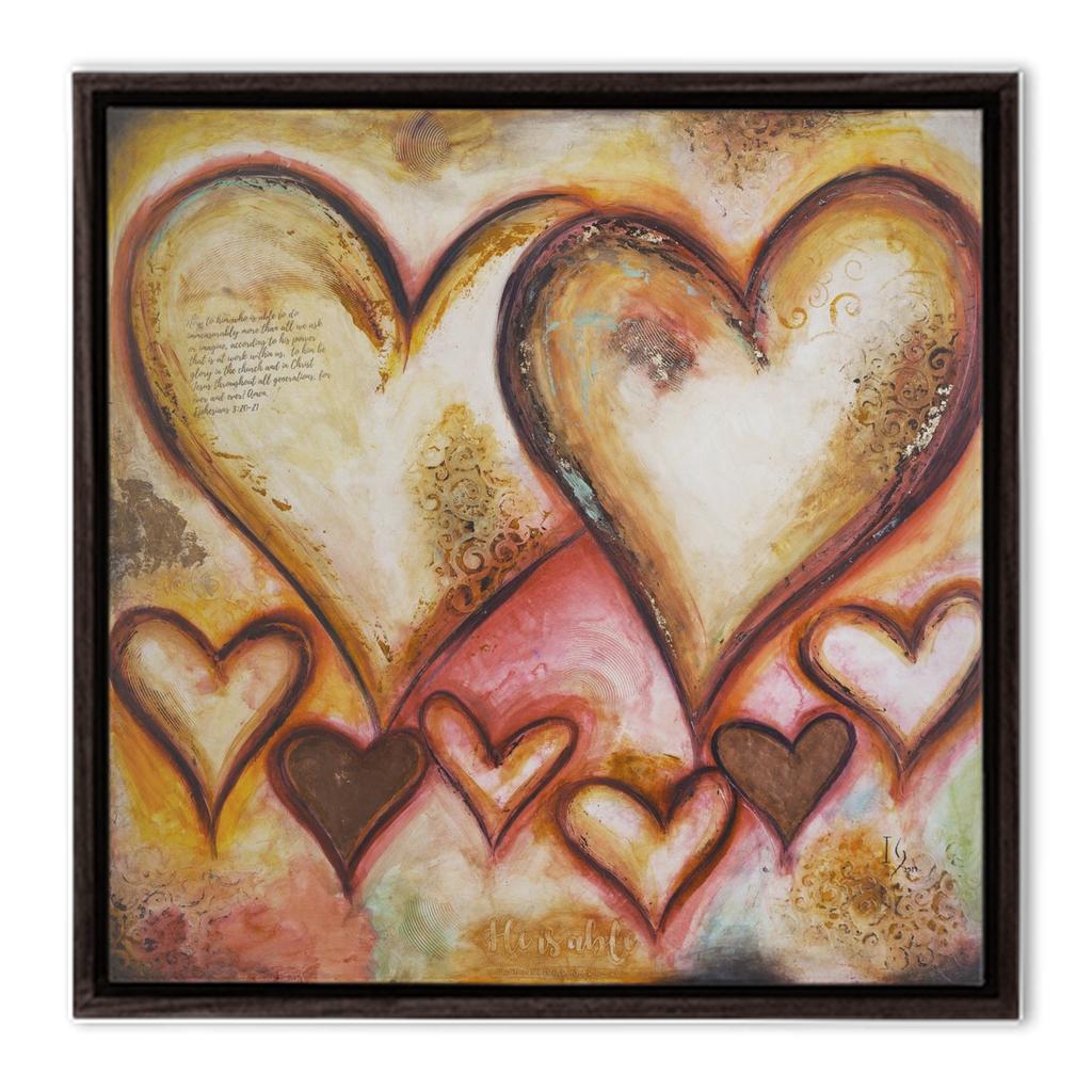 God Is Able - interactive canvas print that comes alive with mobile app by Ivan Guaderrama
