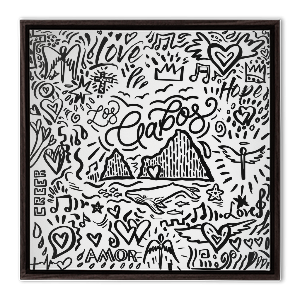Colors of Faith Edition- Los Cabos - interactive canvas print that comes alive with mobile app by Ivan Guaderrama