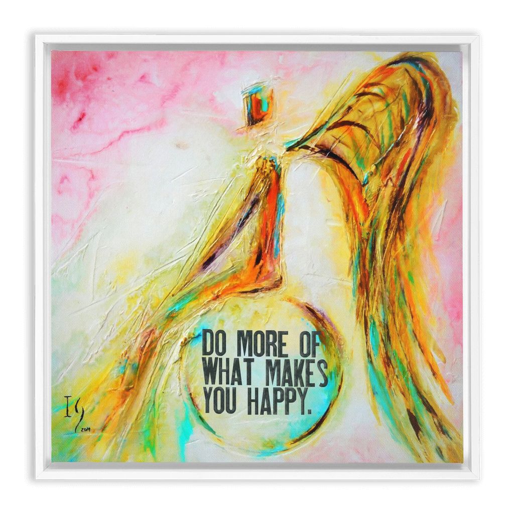 Freedom artwork detail - angel painting canvas print wall art
