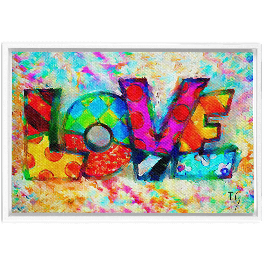 Love Languages artwork detail - bible verse wall art canvas print wall art