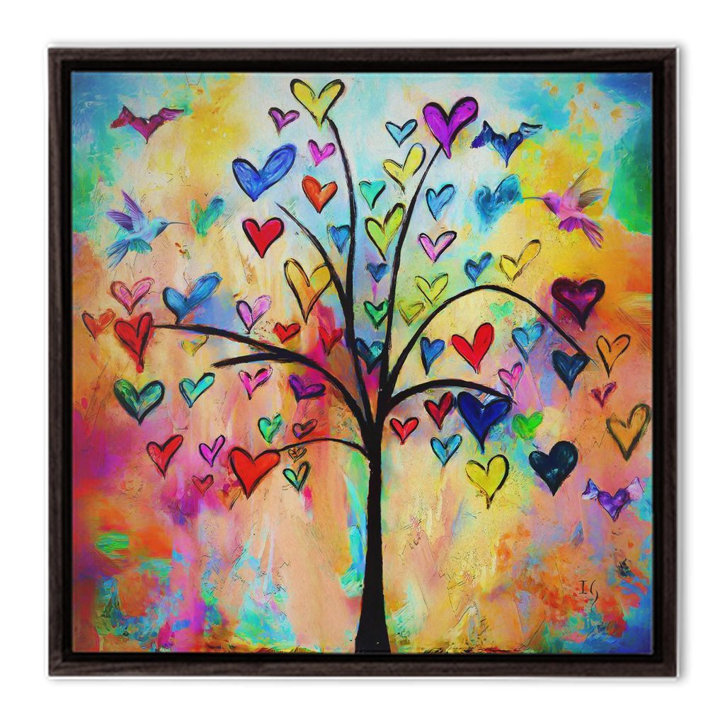 Tree of Life - interactive canvas print that comes alive with mobile app by Ivan Guaderrama