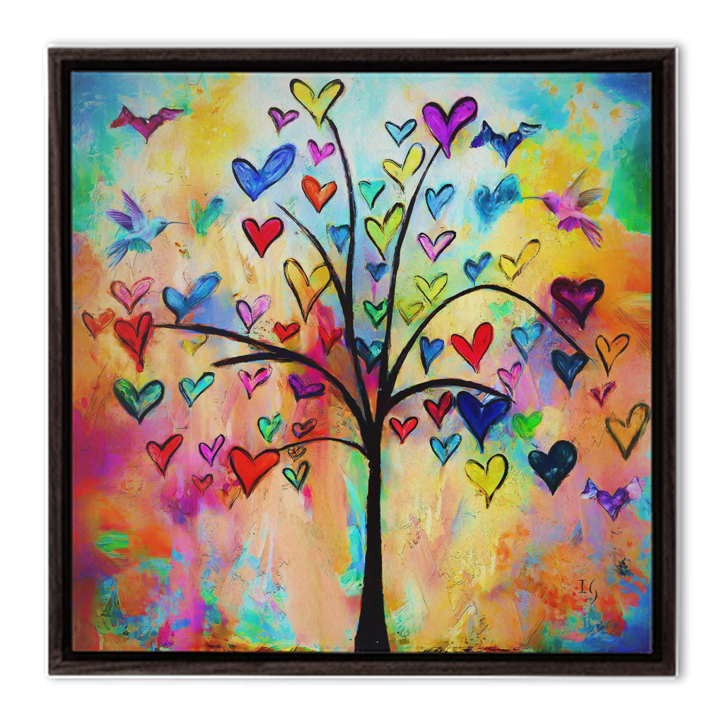 Tree of Life - interactive canvas print that comes alive with mobile app by Ivan Guaderrama