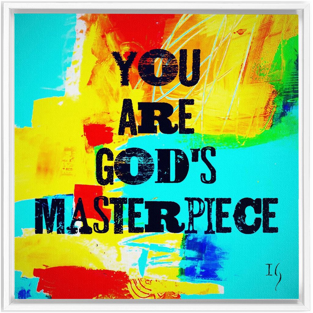 Ephesians 2:10 artwork detail - bible verse wall art canvas print wall art