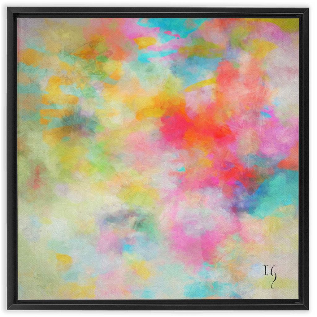 Jesus Loves Me artwork detail - abstract art canvas print wall art