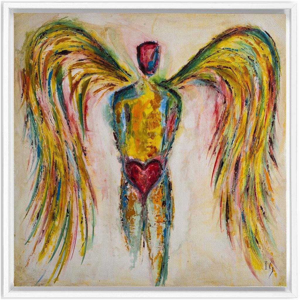 Guard Your Heart artwork detail - interactive canvas print that comes alive with mobile app wall art