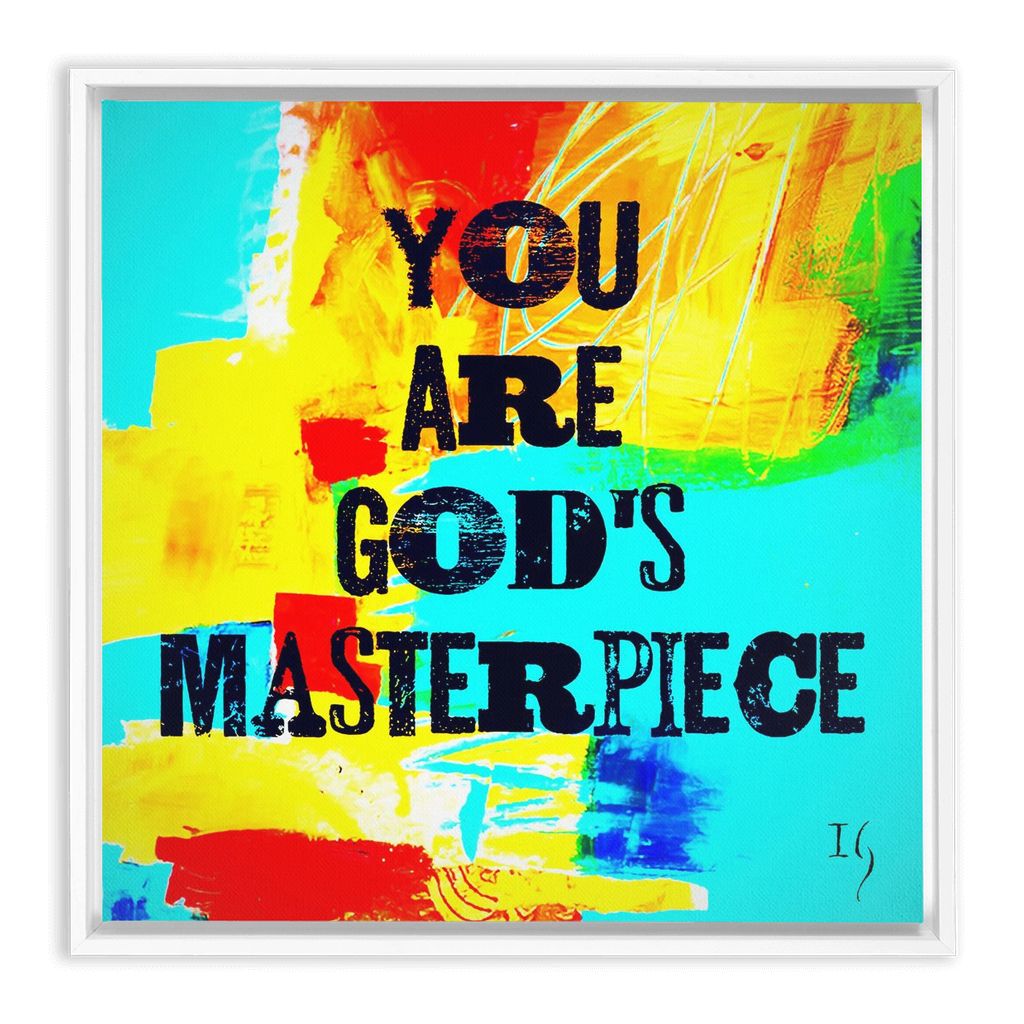 Ephesians 2:10 artwork detail - bible verse wall art canvas print wall art