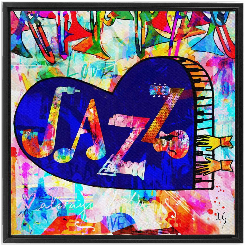 Sound of love artwork detail - interactive canvas print that comes alive with mobile app wall art