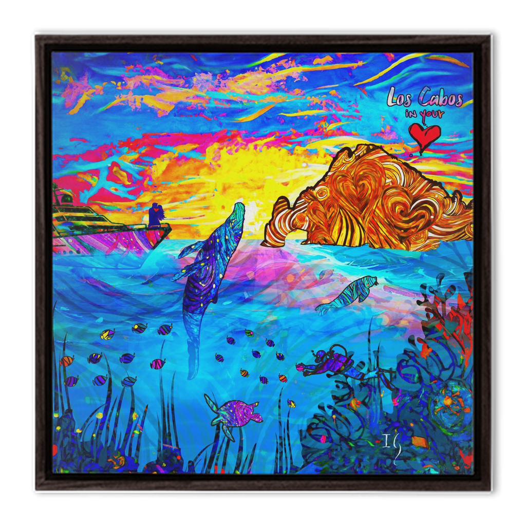 Los Cabos In Your Heart - interactive canvas print that comes alive with mobile app by Ivan Guaderrama